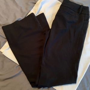 MERONA black flared dress pants size 6